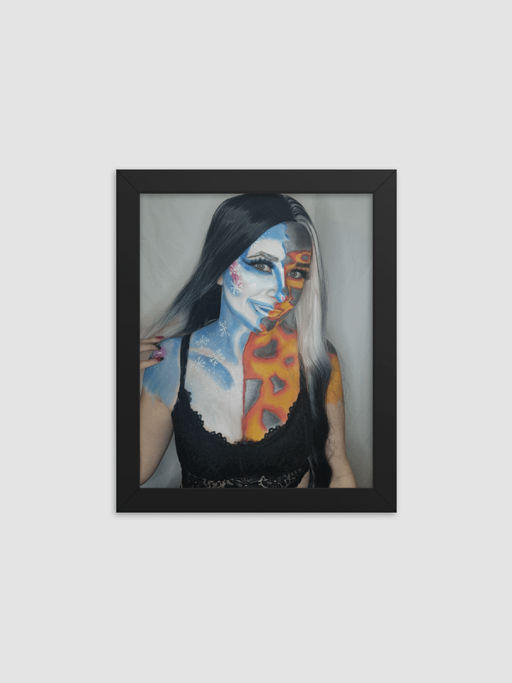 Fire and Ice - Framed High-Quality Matte Poster product image (1)