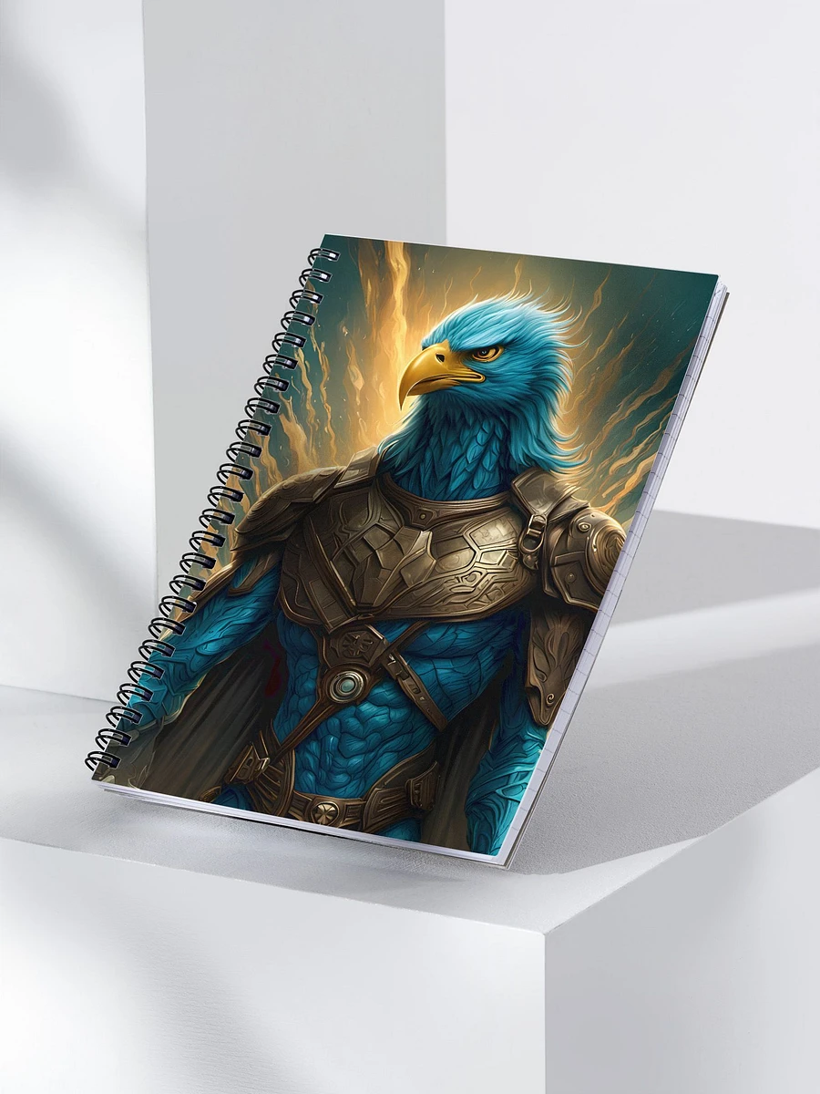 Superhero Bald Eagle, AI Art, Spiral Notebook 01 product image (3)