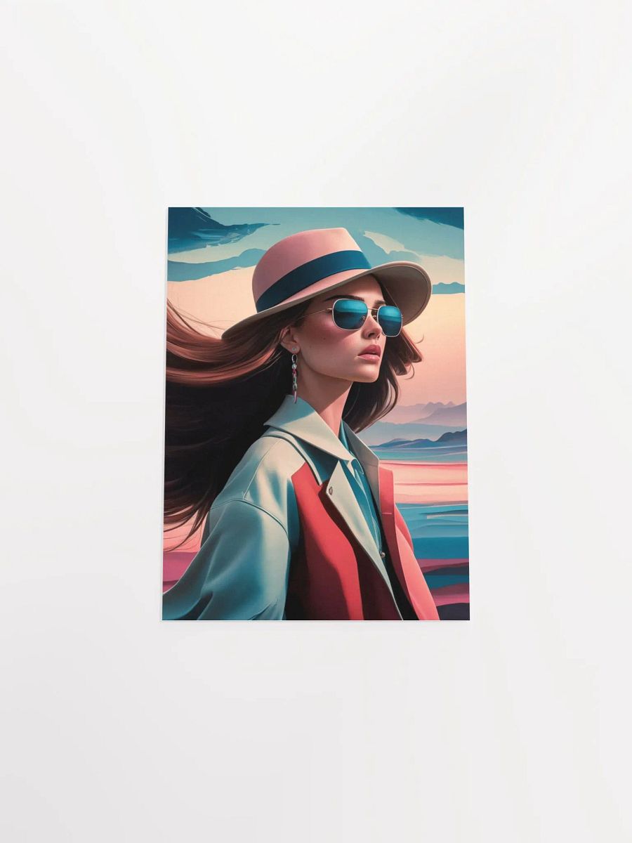 Abstract illustration of a Woman Poster - 17 product image (14)