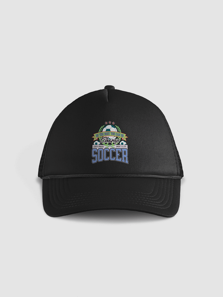 Champ Soccer Foam Trucker Hat product image (1)