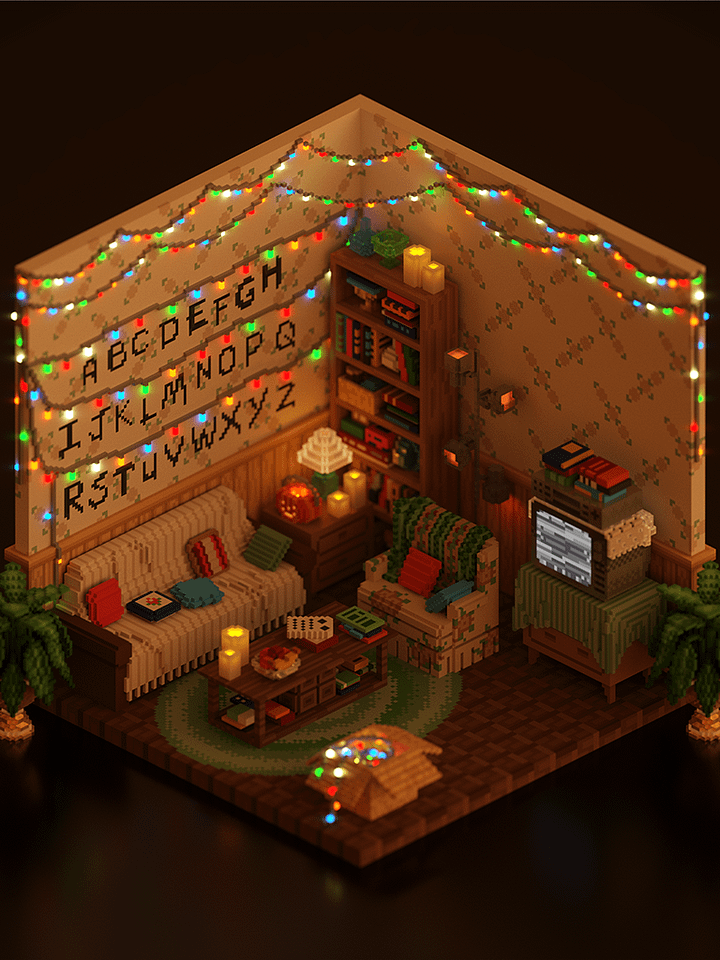 Stranger things 🌙 art print product image (1)