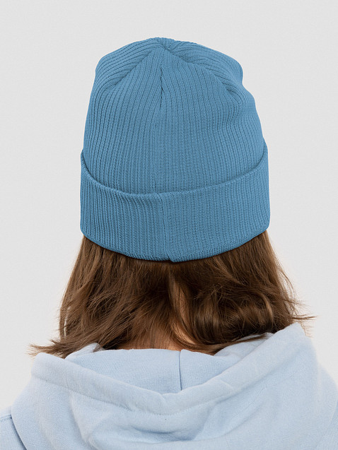 Photo showing Atlantis Organic Ribbed Beanie