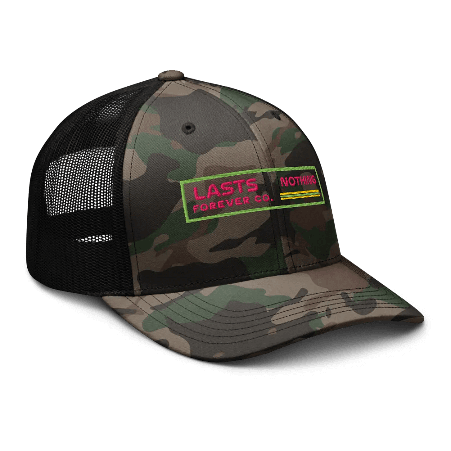 GQ Inspired Camo Trucker Hat product image (8)