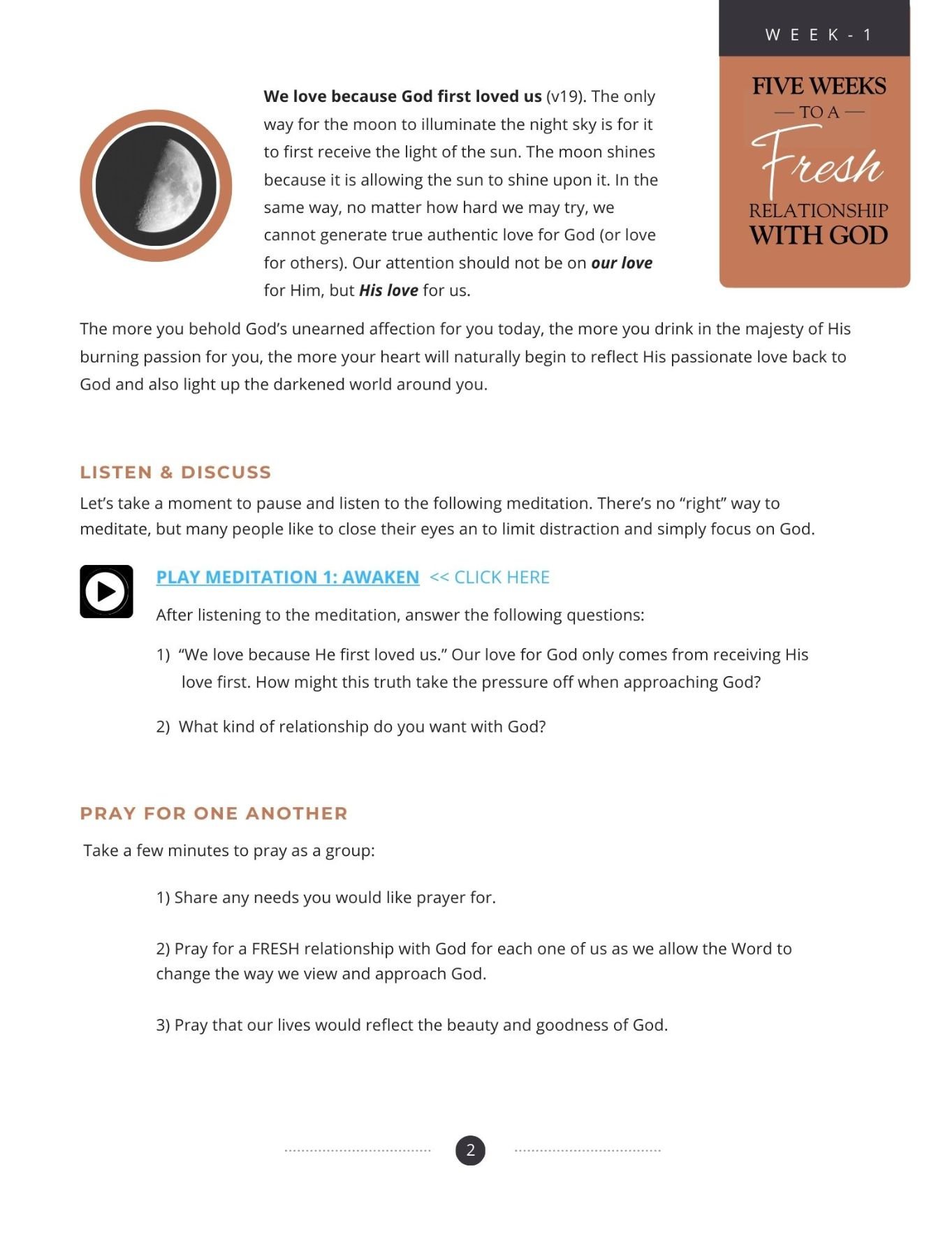 Small Groups: 5 Weeks to a FRESH Relationship with God product image (4)