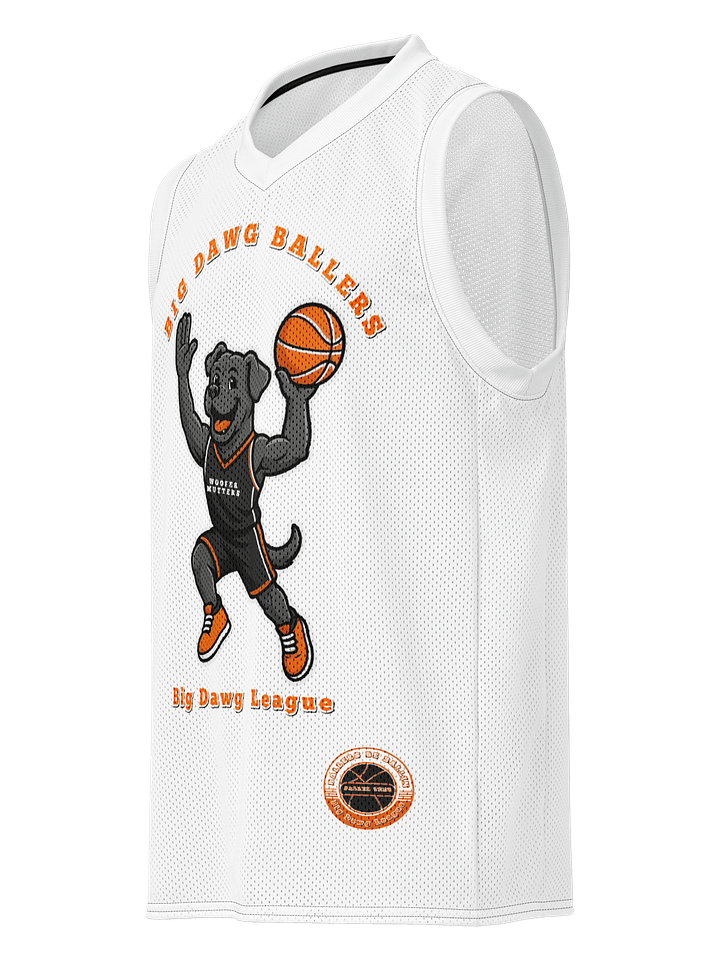 Premium Basketball Jersey Gray Cane Corso WooferMutter product image (2)