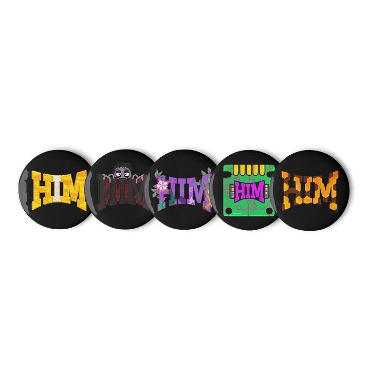 HIM Pin Buttons Set 2 product image (1)