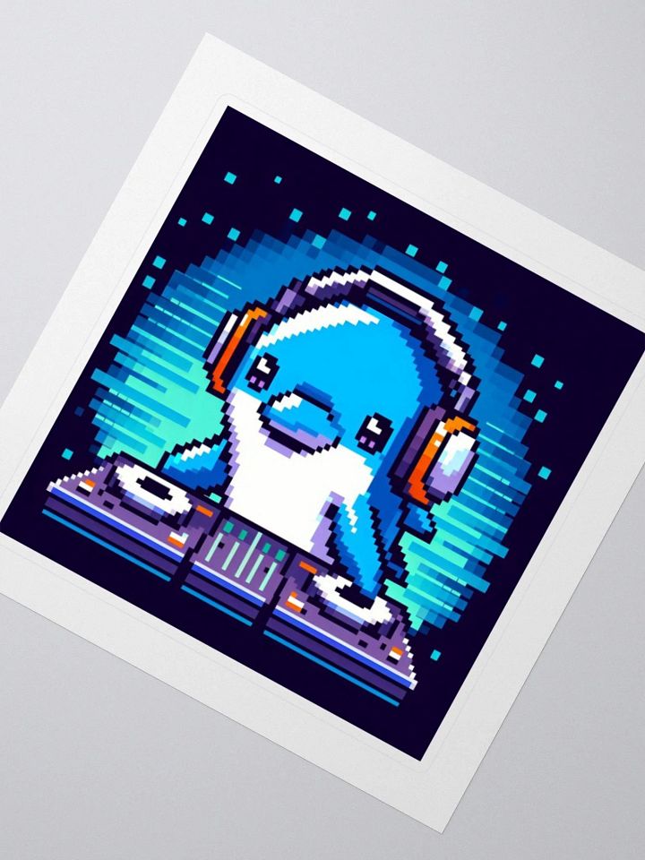 Dolphin DJ Sticker no.2 product image (2)