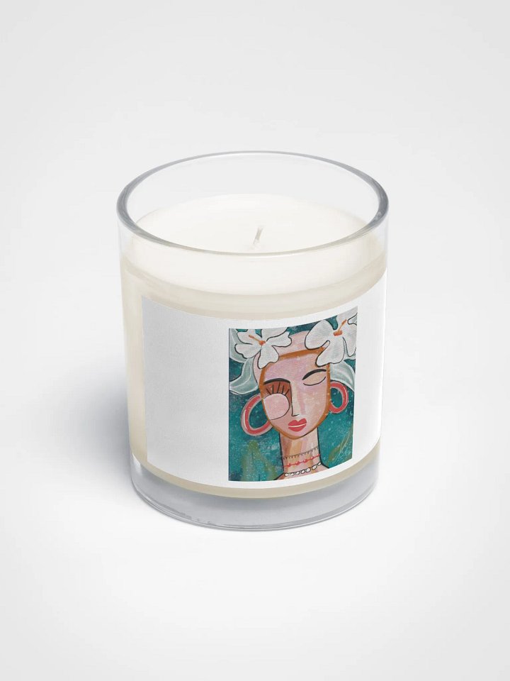 Unscented Soy Wax Candle - Flower Girl 1 (white) product image (2)