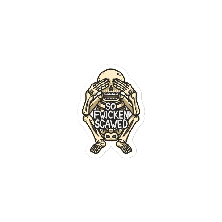 So Fwicken Scared Magnet product image (1)