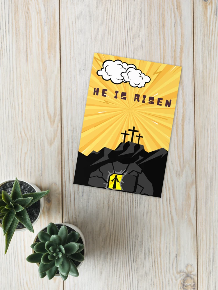 He Is Risen Retro Comic Greeting Card product image (6)