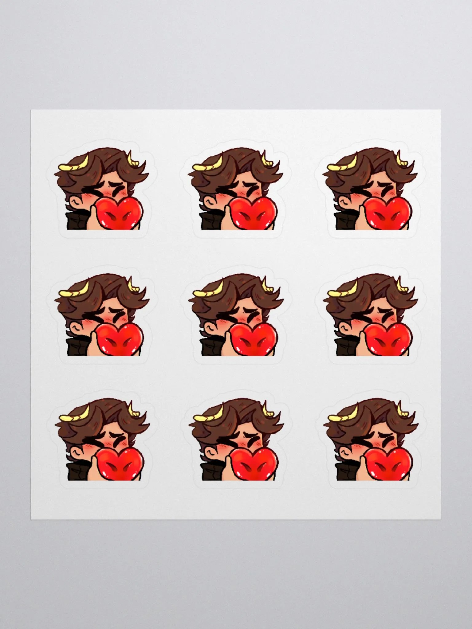 Nukeri Emote Sticker Set - 9x Love product image (1)