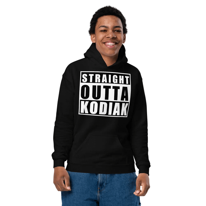 Straight Outta Kodiak Kid's Hoodie product image (2)