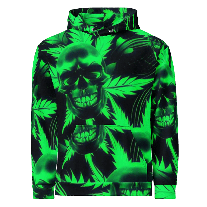 Neon Skulls and Leaves product image (1)