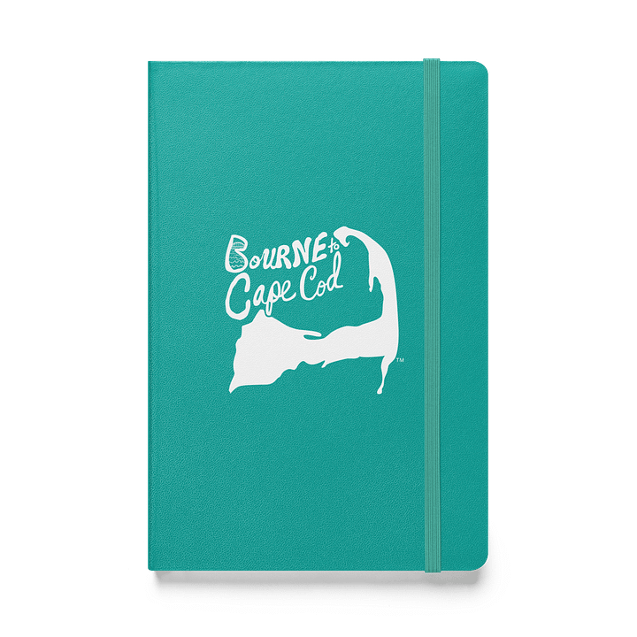 BOURNE to Cape Cod™ | Hardcover Bound Notebook | Coastal-Inspired JournalBook® | White Logo product image (8)