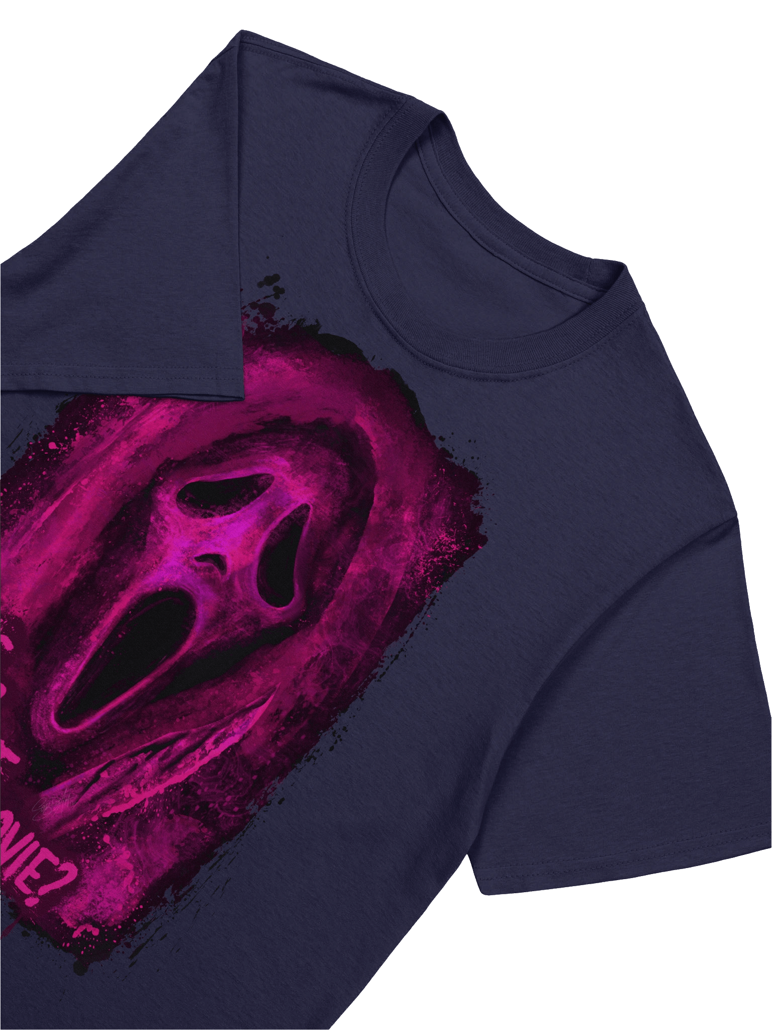 Pink Ghost Face Tee product image (63)