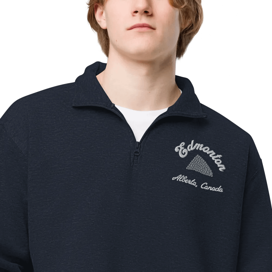 Edmonton Siver Balls (Talus Dome) Embroidery Half Zip product image (9)