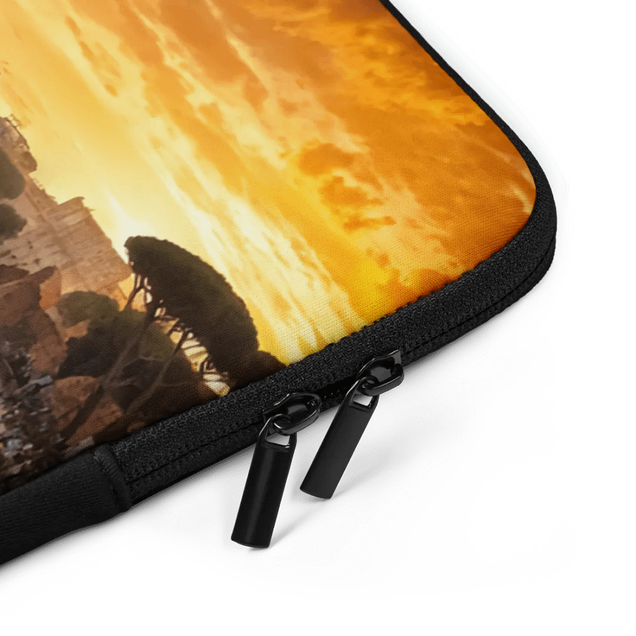 Golden Sunset Colosseum Laptop Sleeve product image (5)