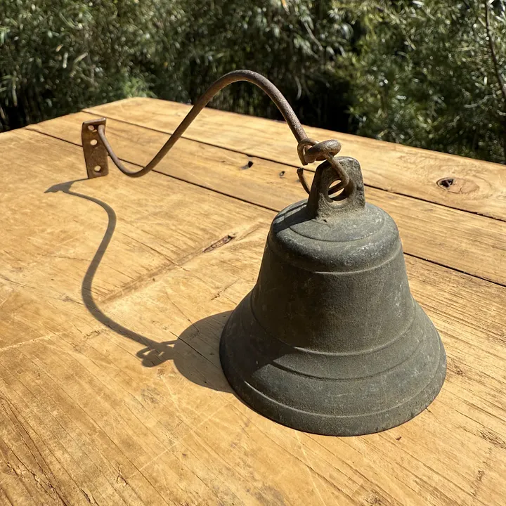 🎎 Antique Japanese Shop Bell - Echoes from a Mid-Showa Storefront product image (1)