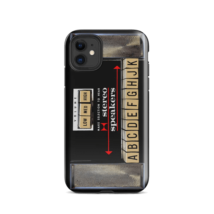 Retro Stereo Jukebox iPhone® Case product image (2)