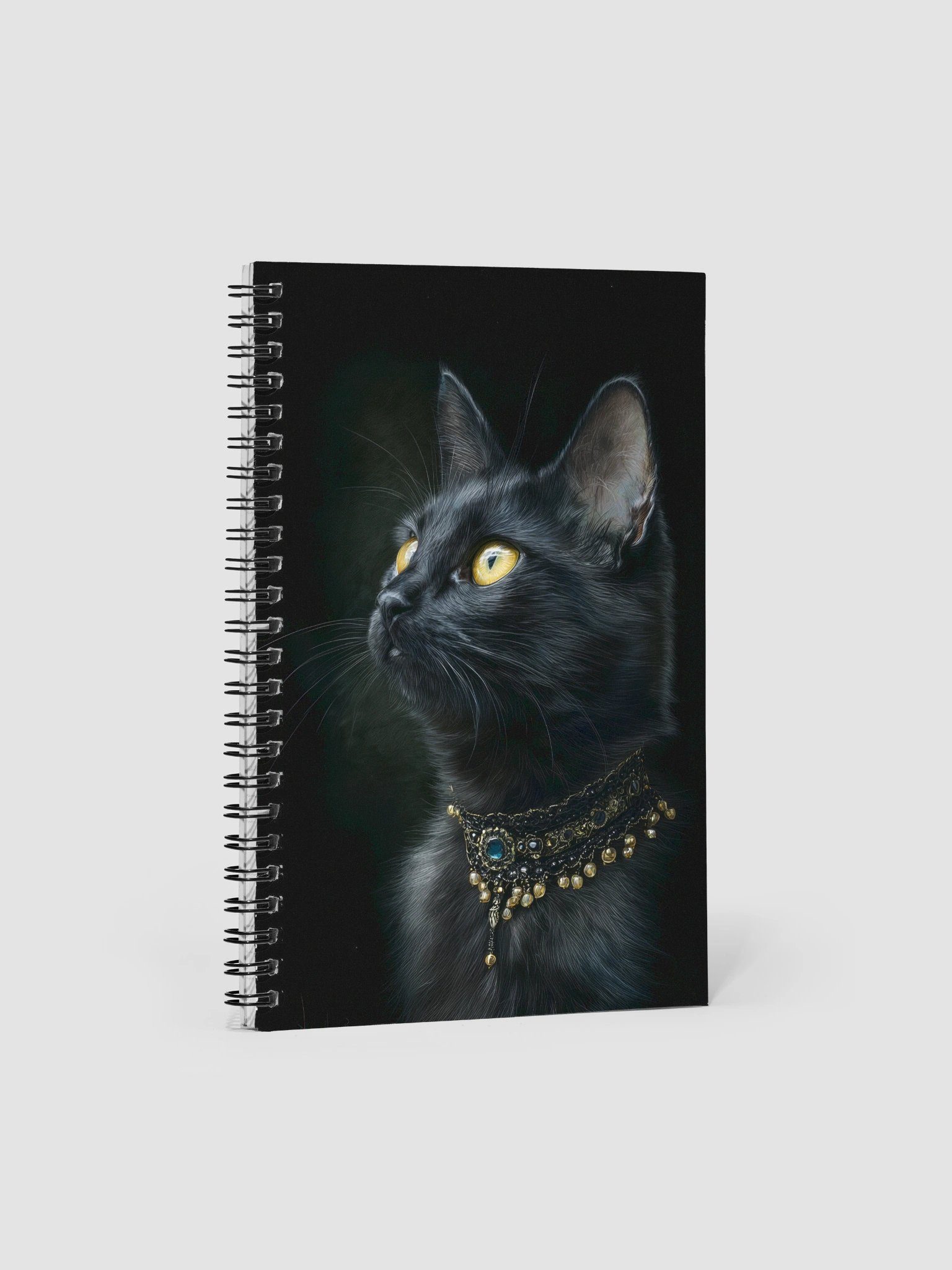 Regal Black Cat - Spiral Notebook product image (1)