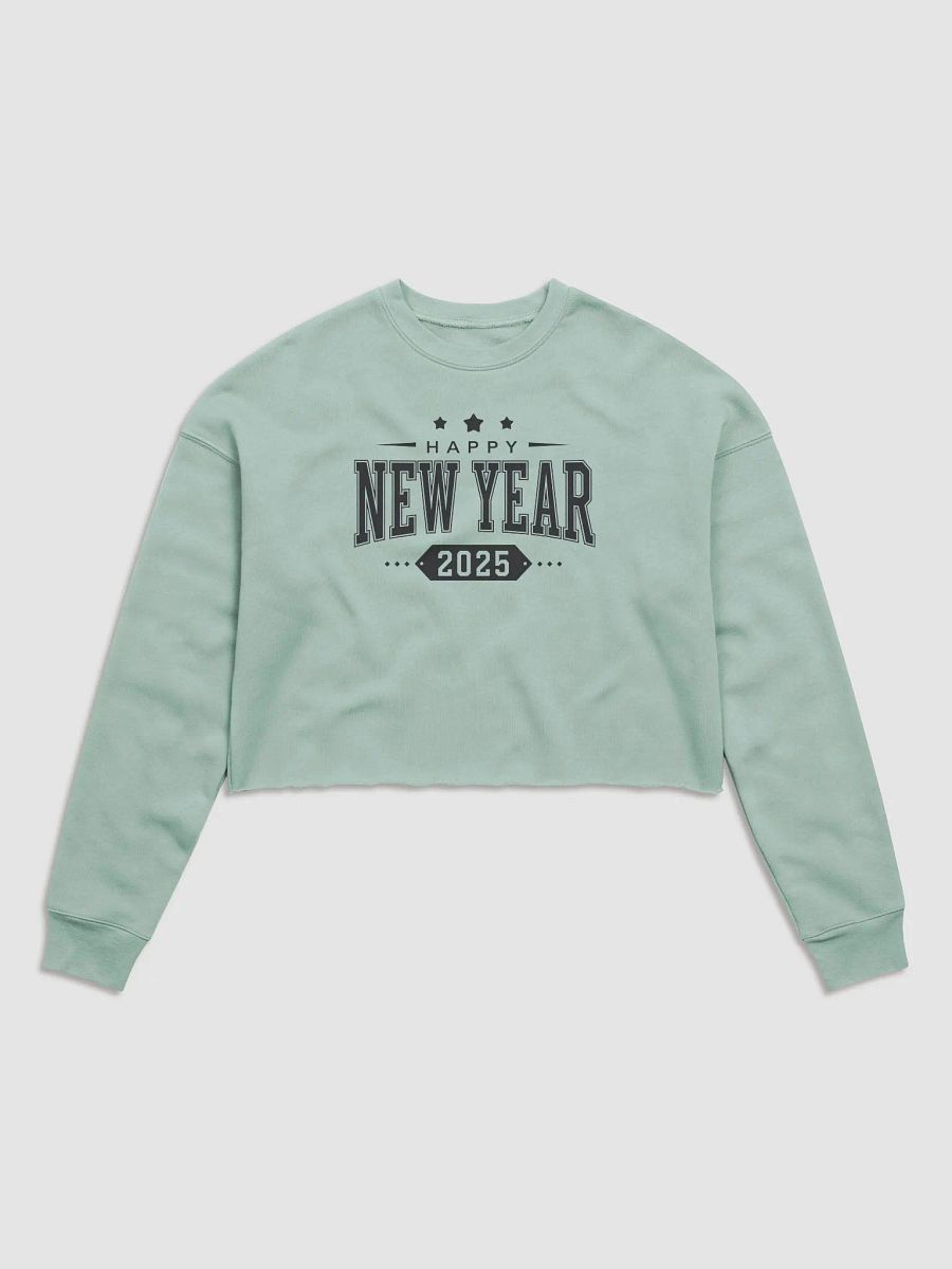 Bella+Canvas Women's Fleece Crop Sweatshirt Starry New Year Crop Sweatshirt product image (12)