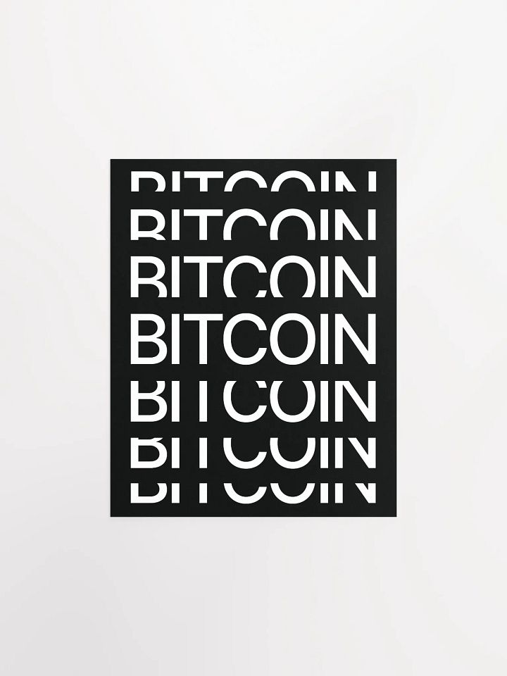 Bitcoin Expansion Poster (black) product image (1)