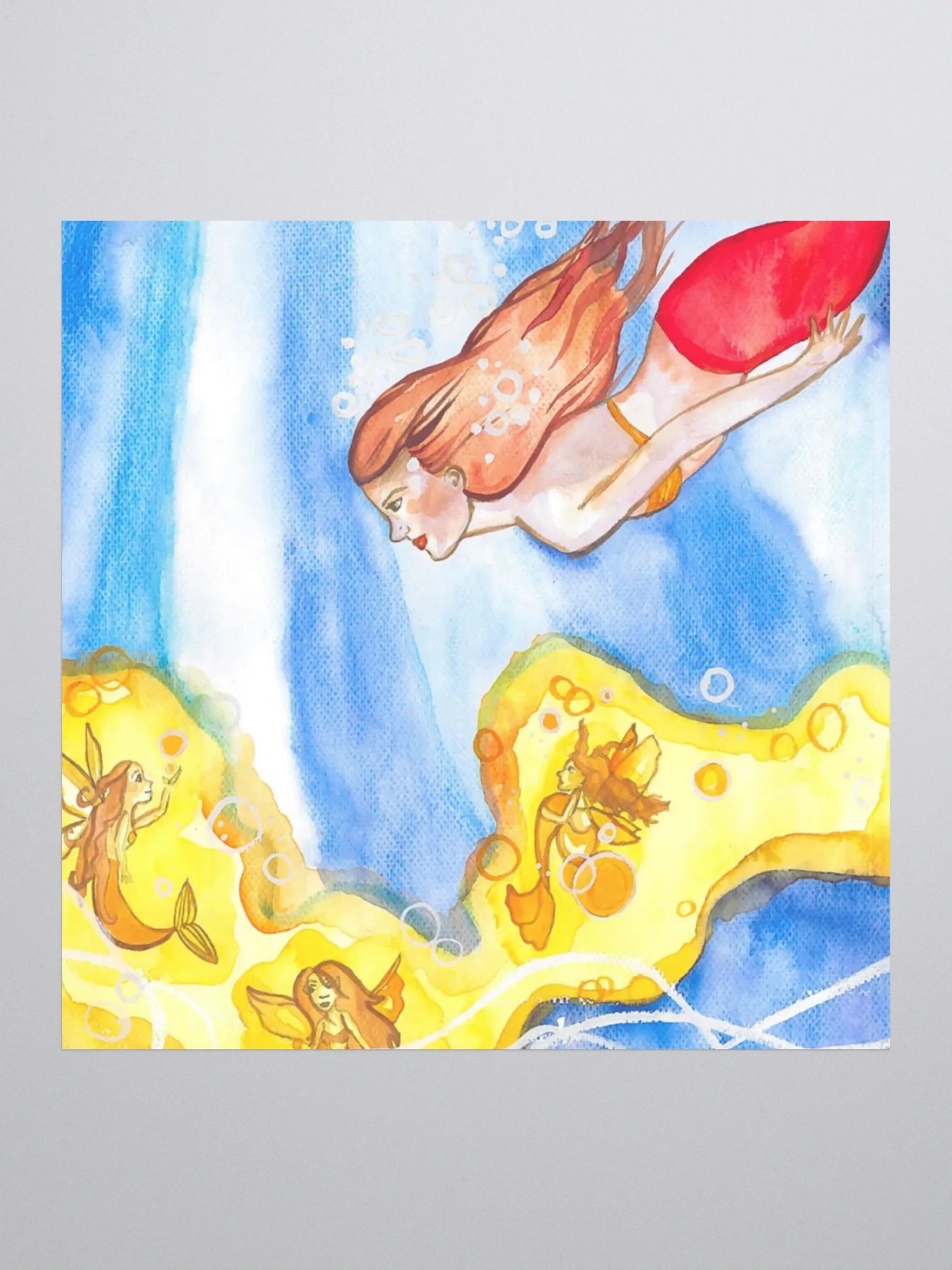 Mermaid Illumination Sticker product image (2)