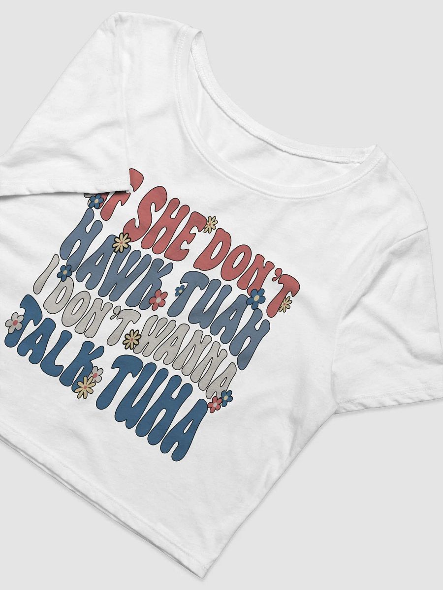 Retro 'Hawk Tuah' Women's Crop Tee product image (20)