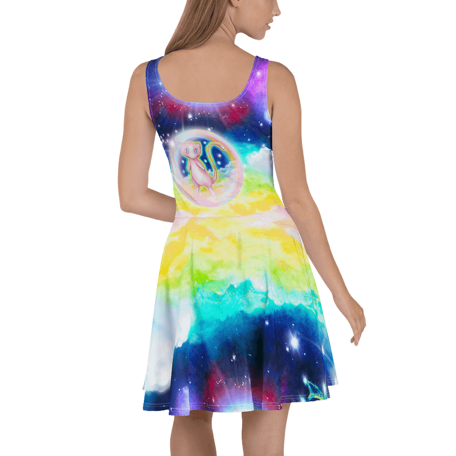 CERETTAART Rainbow Cloud Flare Skater Dress product image (4)