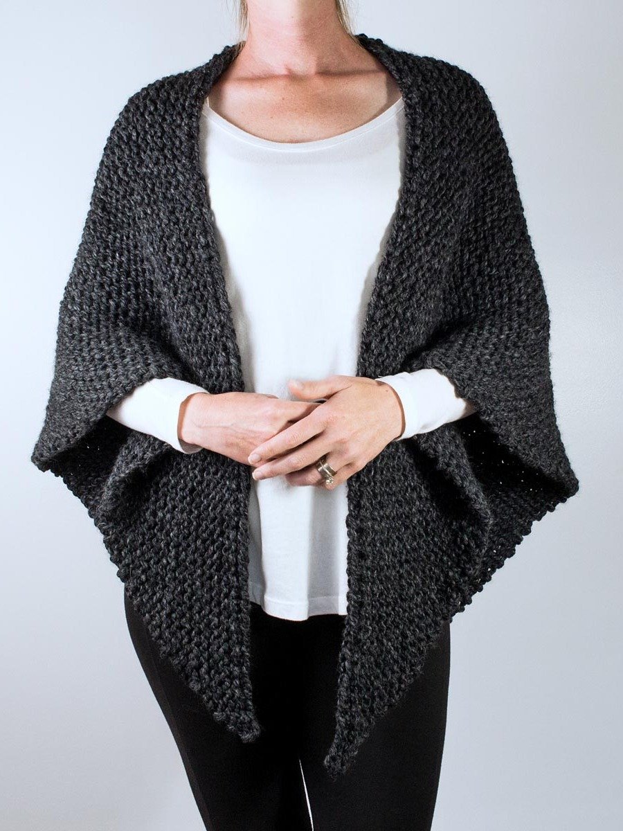 Absolute Easiest Knit Shawl Pattern - Openness product image (2)