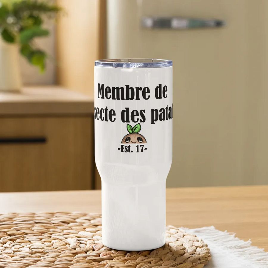 ''Membre'' Tasse de voyage avec poignée product image (9)