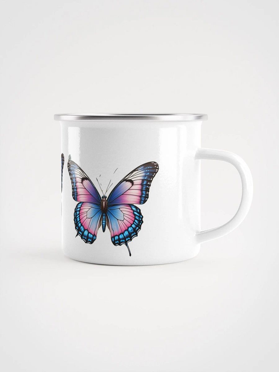 Fluttering Wings Enamel Mug product image (1)