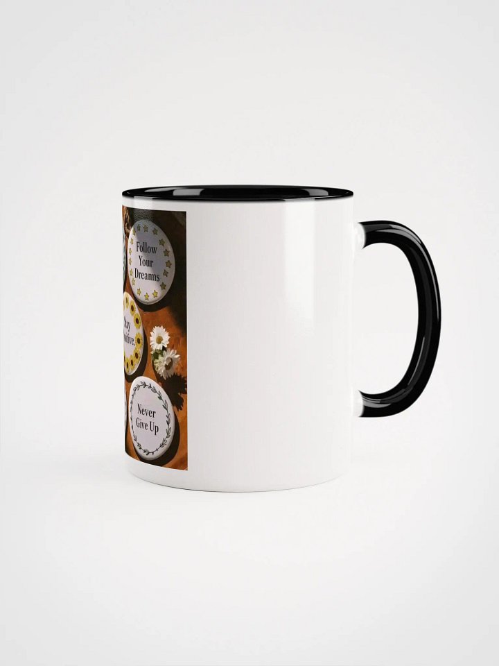 Motivational Affirmation Buttons Ceramic Mug product image (1)