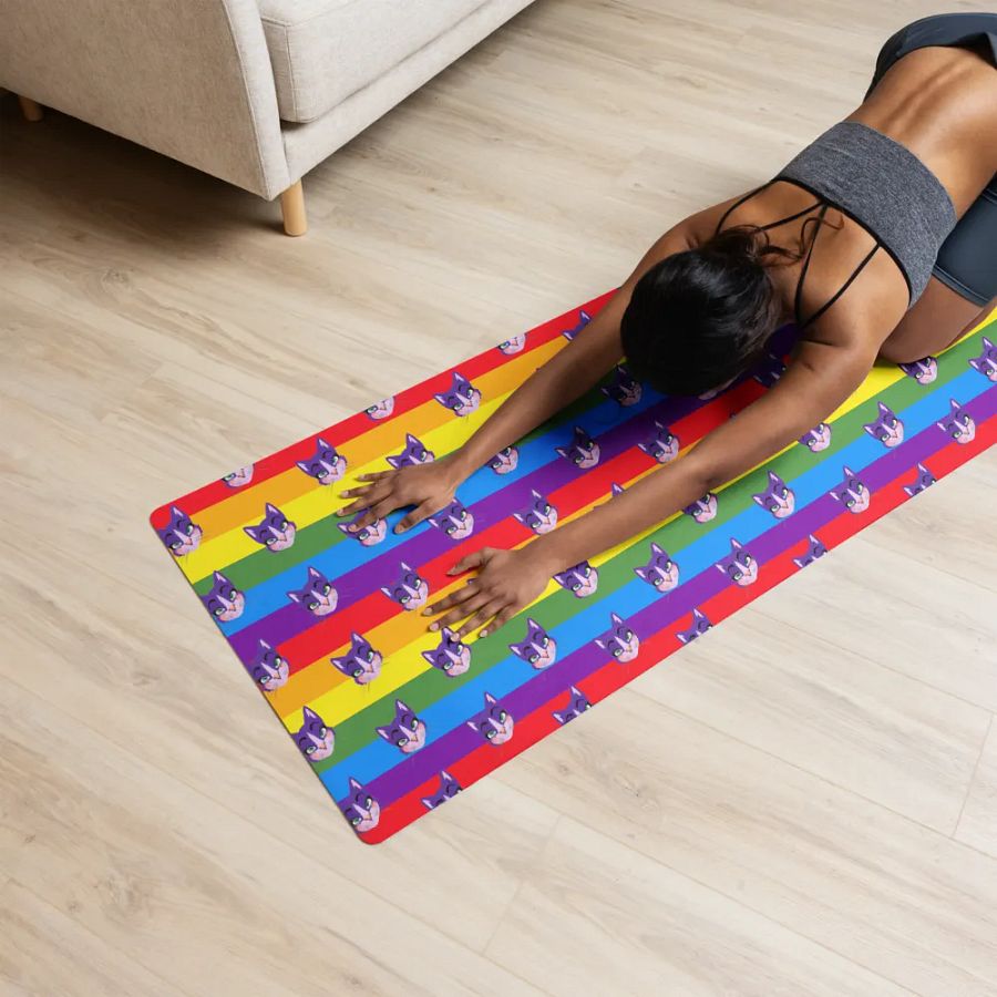 PurdieCat Pride Yoga Mat product image (12)