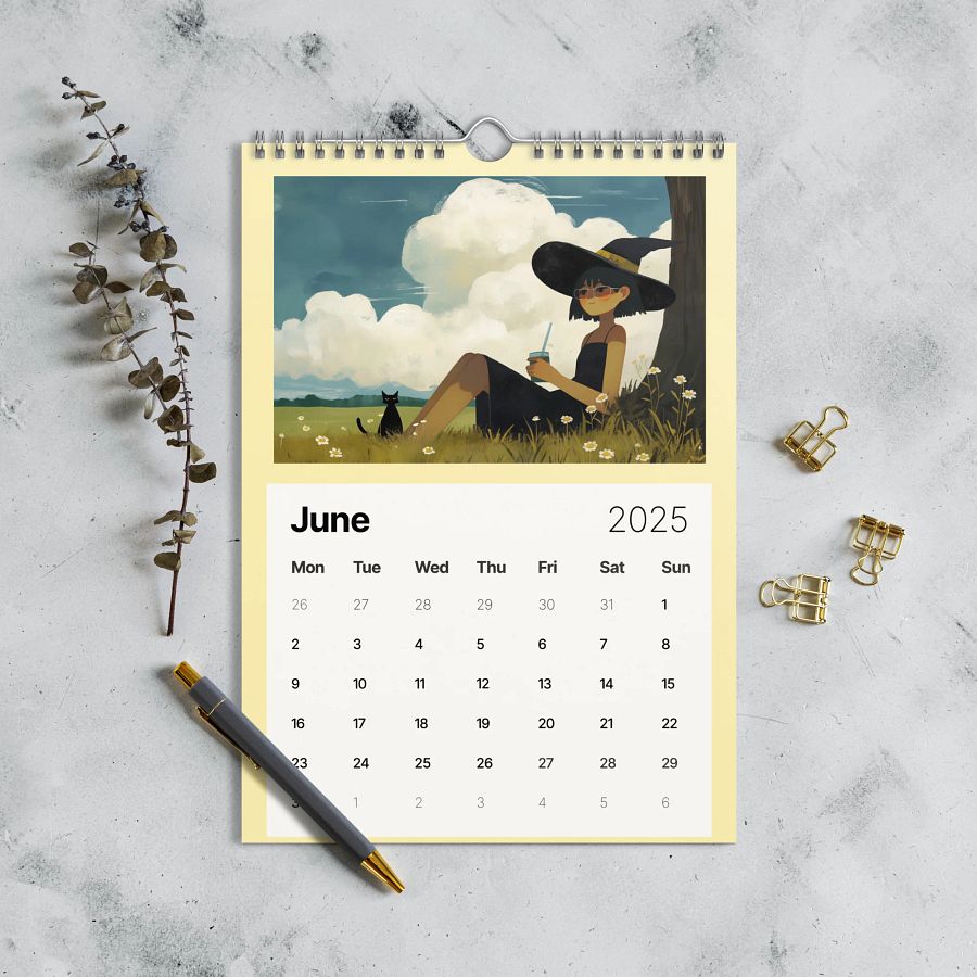 Witchy calendar 2025 product image (2)
