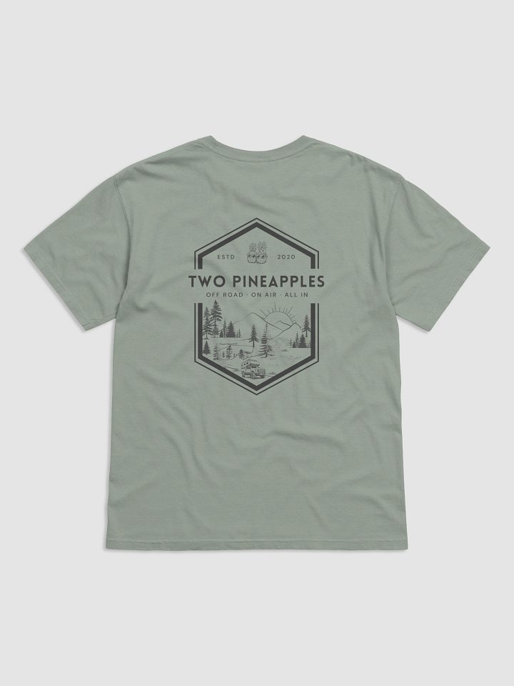 Two Pineapples Roadtrip Badge Relaxed Fit T-Shirt (Back design) product image (6)