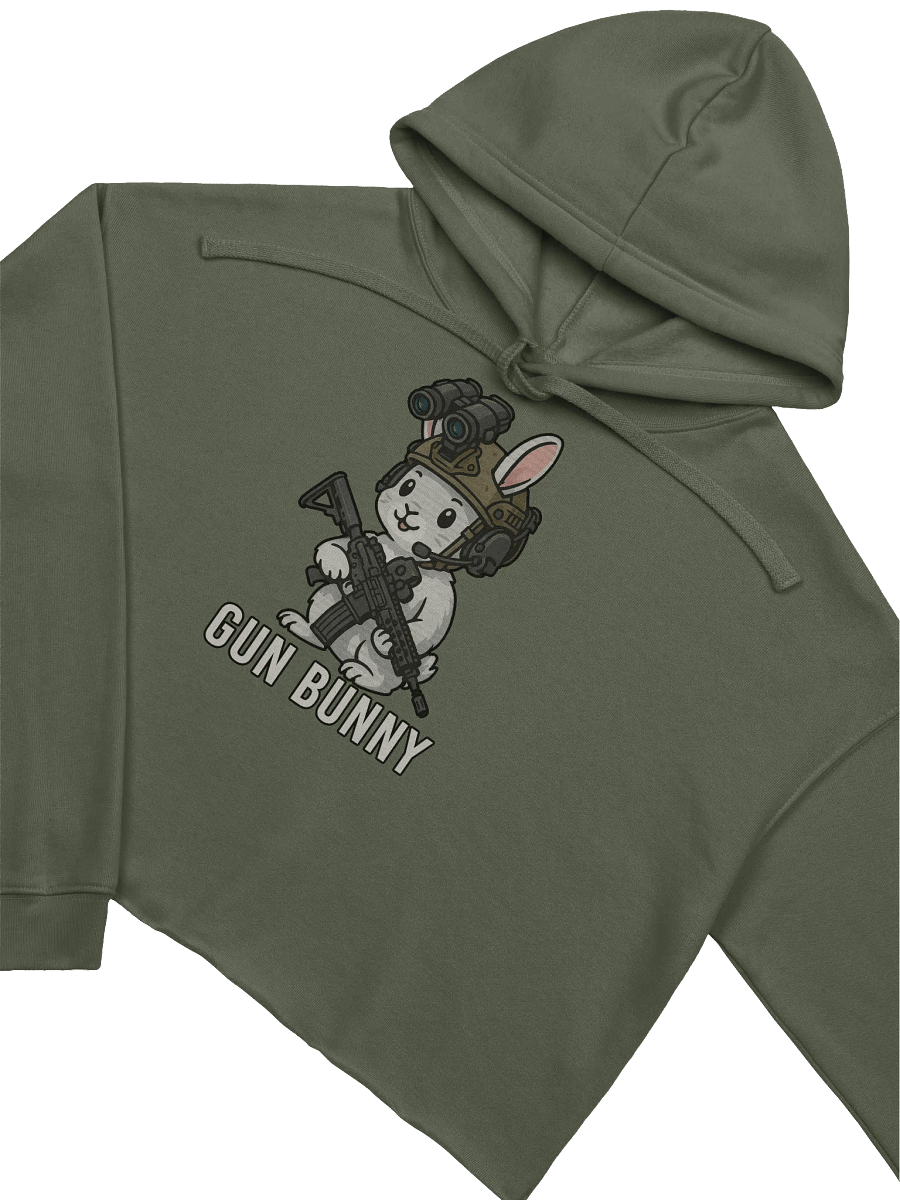 Women's Gun Bunny Crop Hoodie product image (3)