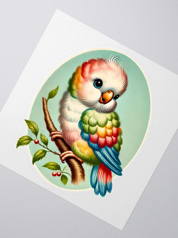 Adorable Colorful Baby Bird Stickers product image (6)