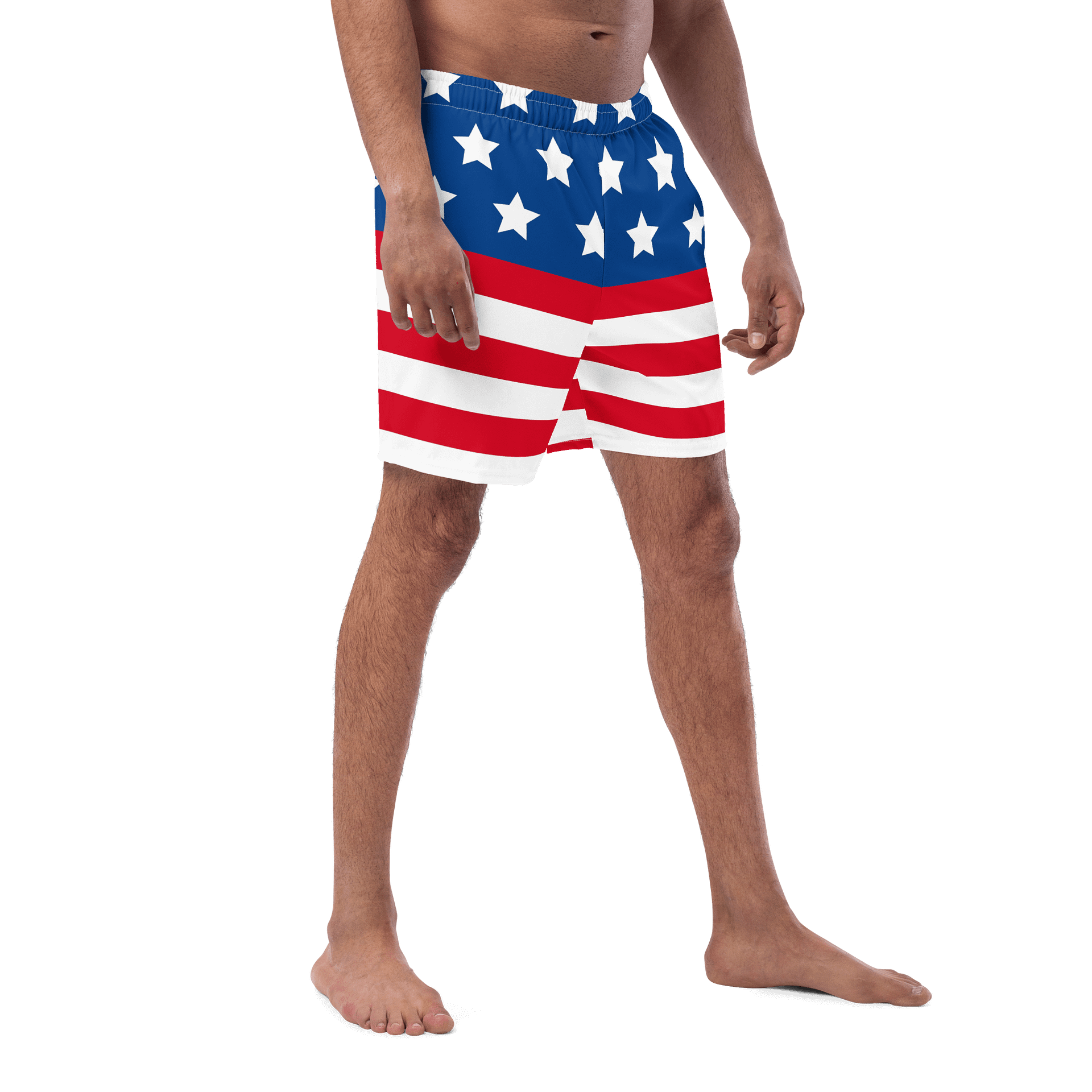 Starry Stripes All-Over Swim Trunks product image (3)