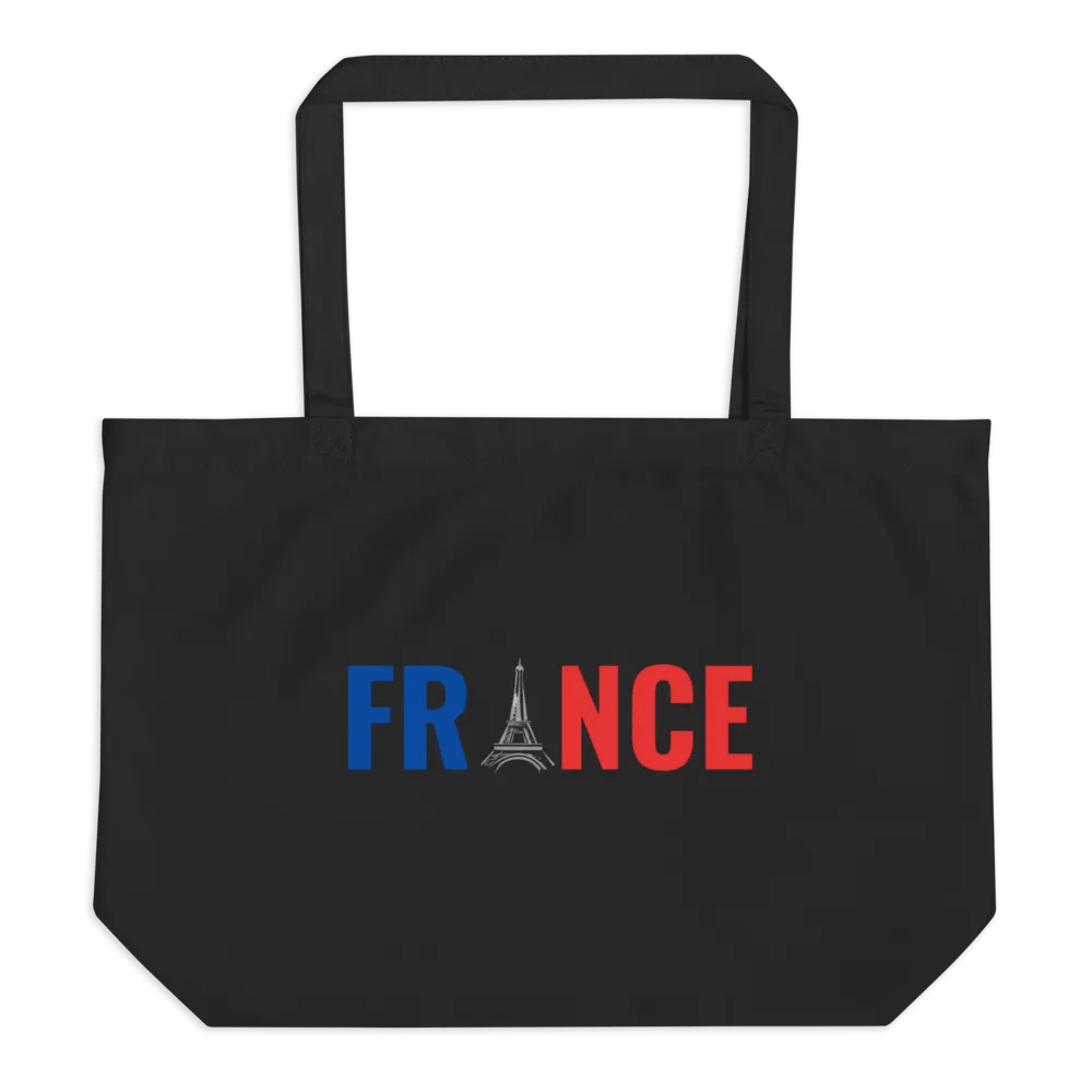 Eiffel Tower France Flag Eco Tote product image (1)