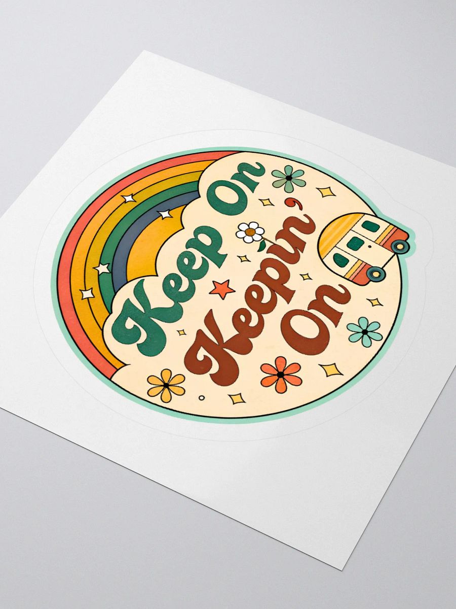 Keep On Keepin' On Rainbow Stickers product image (8)