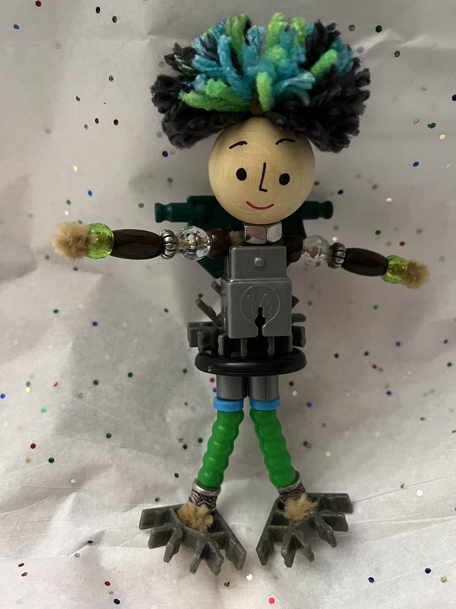 Green ~ Baby Steampunk Boy product image (1)