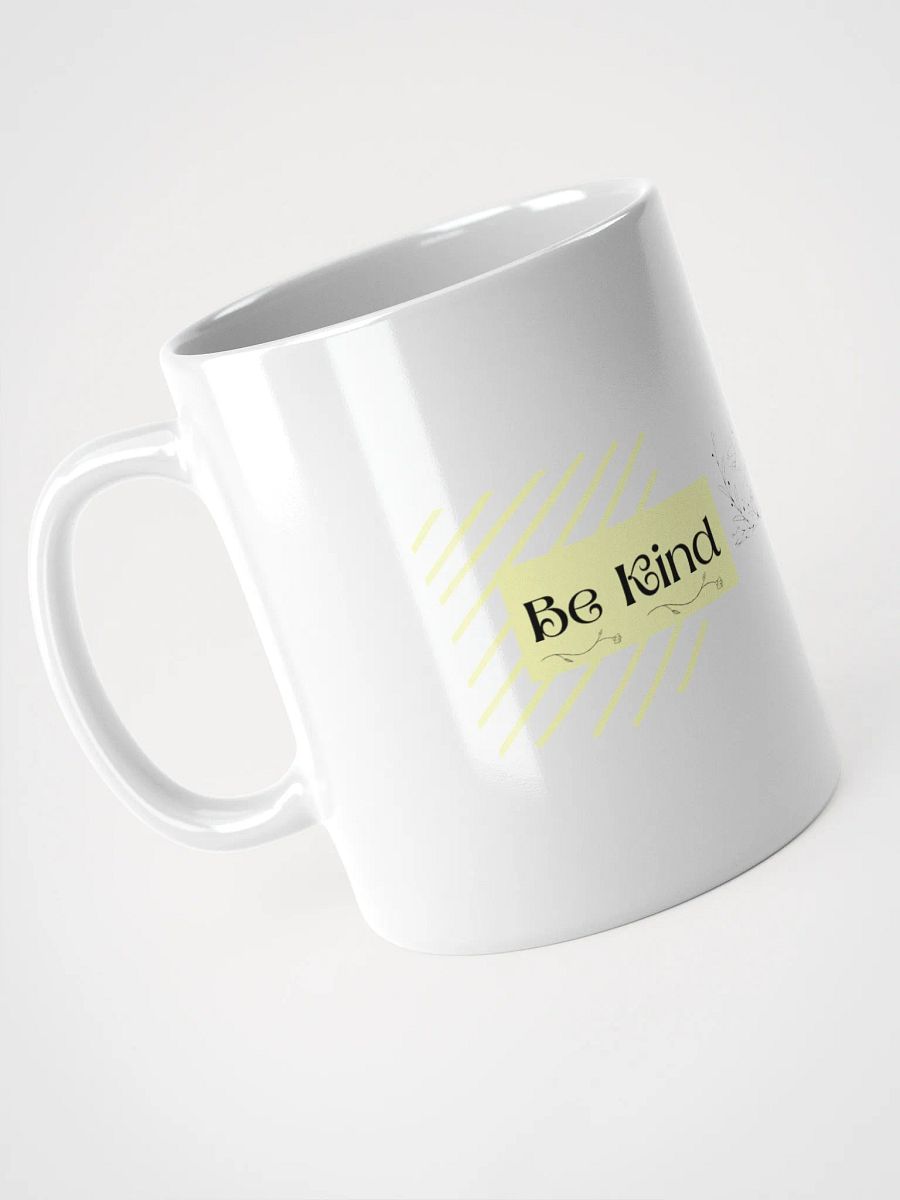 Yellow/White Coffee Mug: Be Kind To You product image (3)