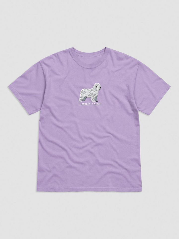 I Herd That T-Shirt(Embroidered) of a Spanish Water Dog(White) product image (41)
