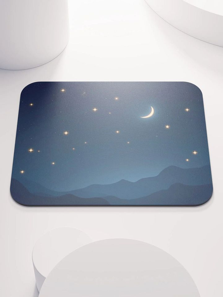 Moonlit Mountain Mouse Pad product image (1)