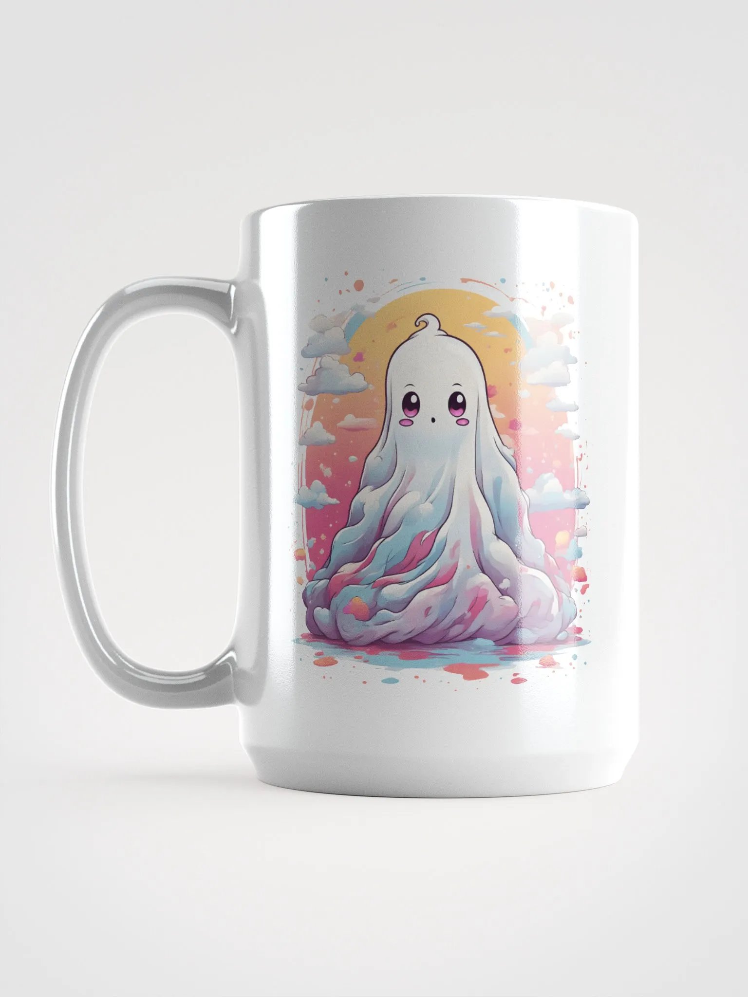 Sunset Ghost White Glossy Mug product image (6)
