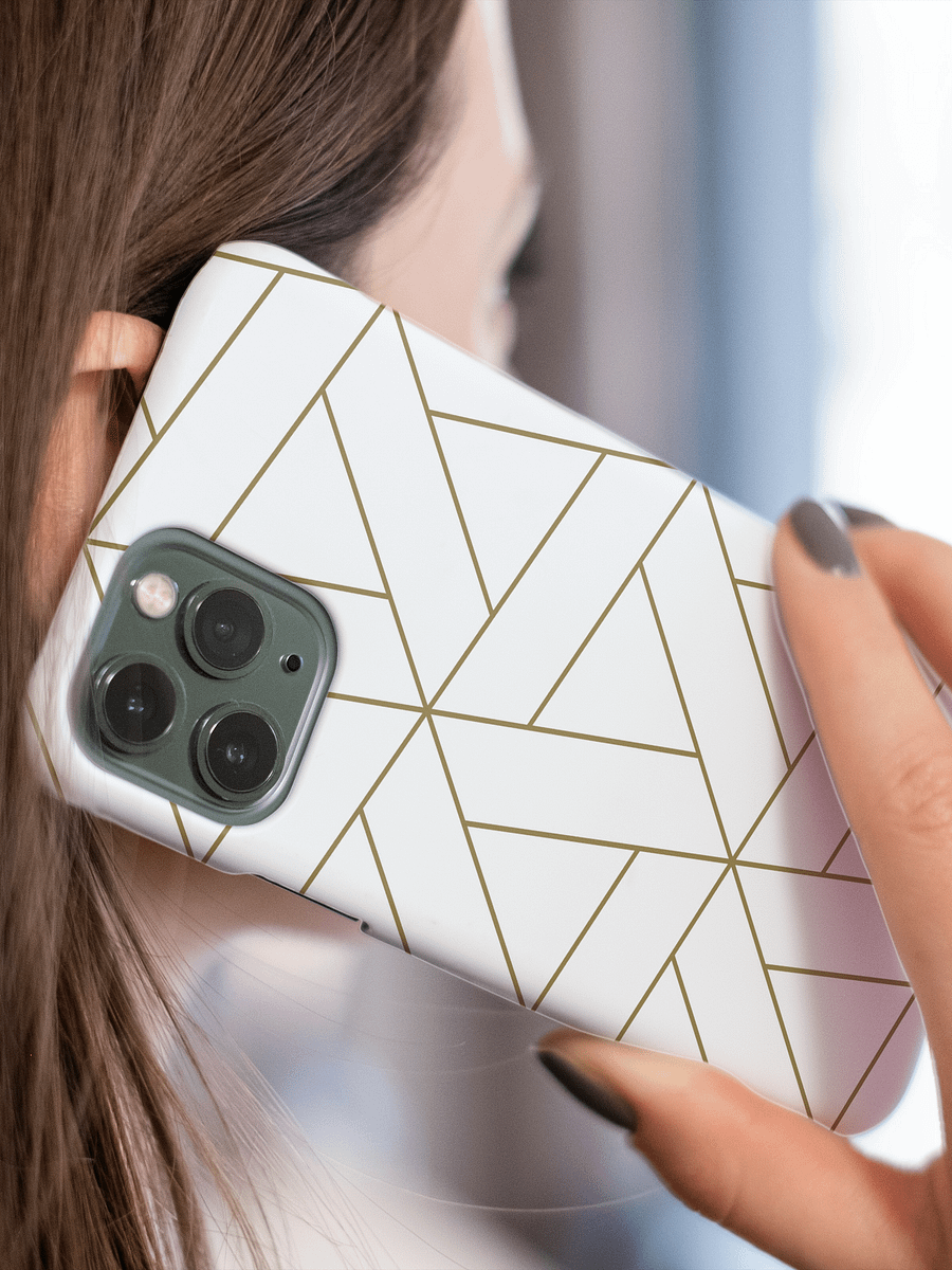 Golden Geometric iPhone® Snap Case product image (47)