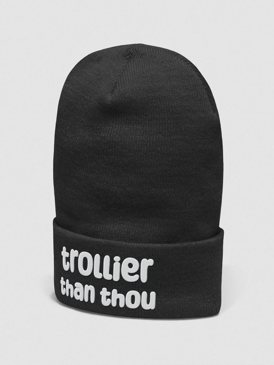 Trollier Than Thou Beanie - dark colours product image (6)