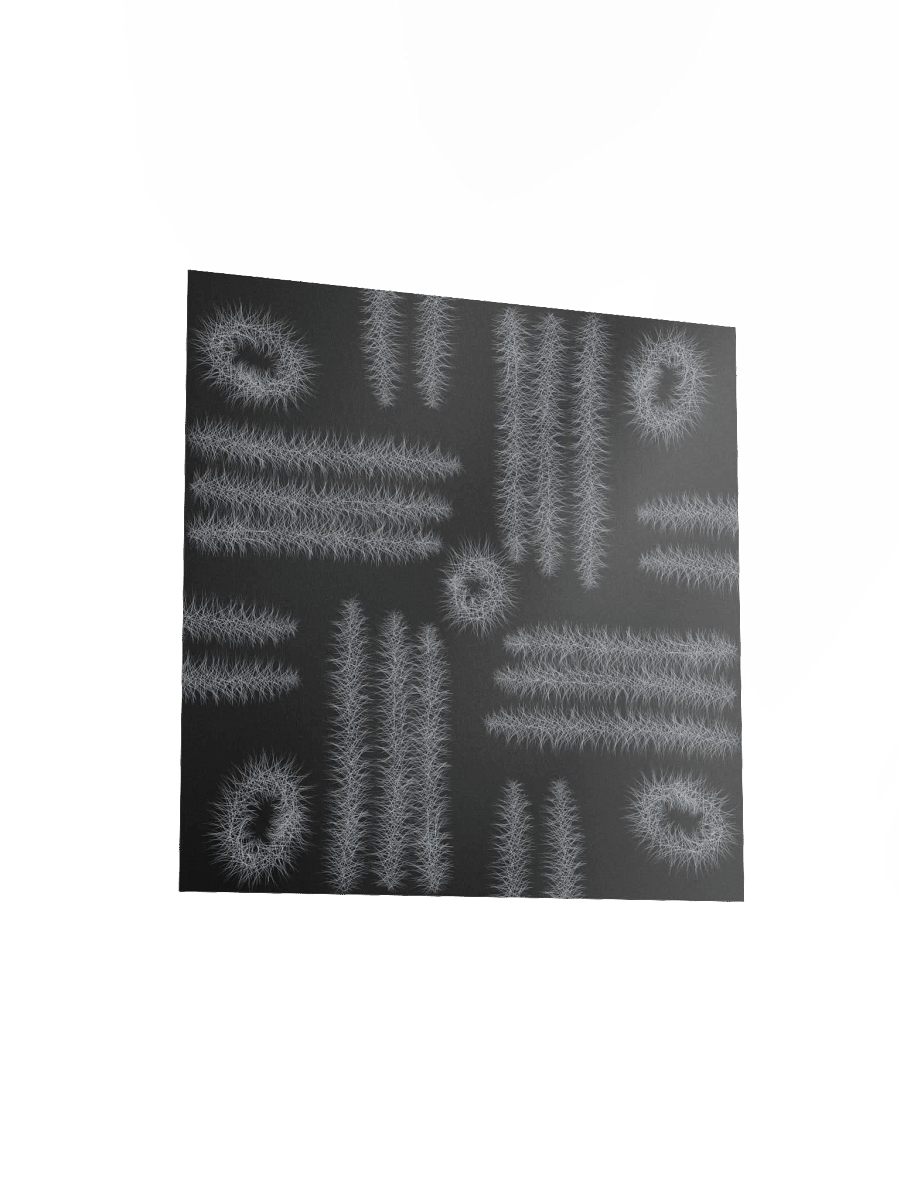 Minimalist geometry in black and white Poster product image (3)