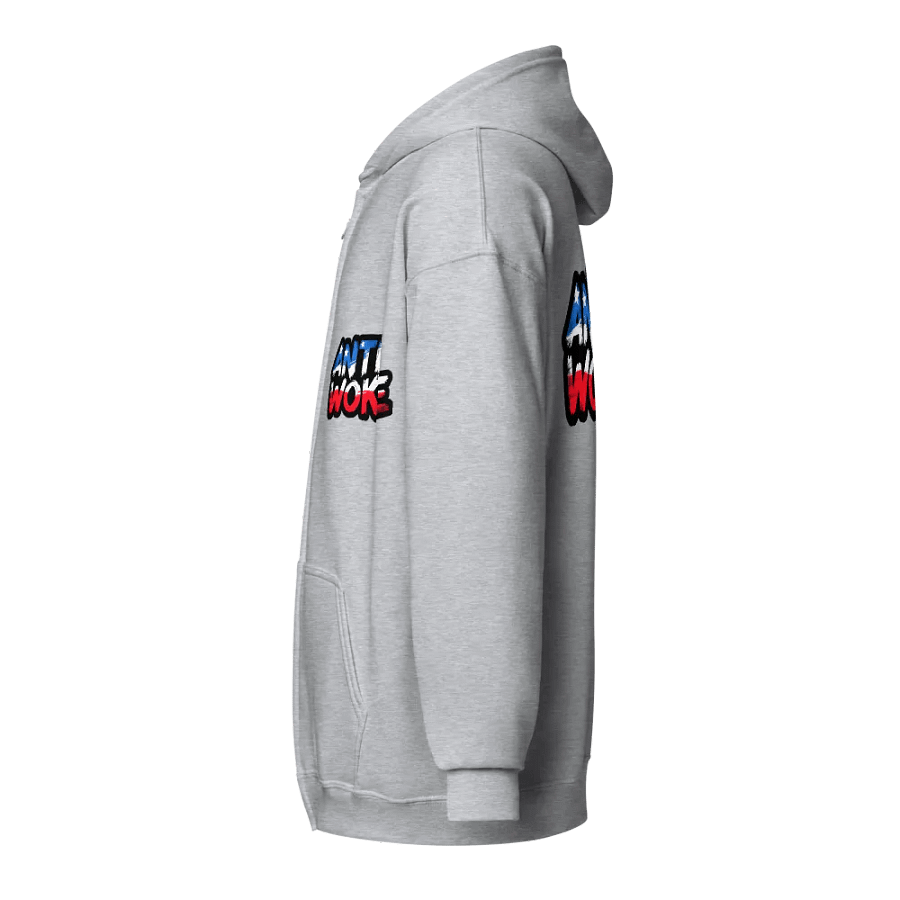Zip Hoodie: Anti Woke product image (11)